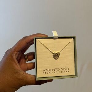 Argento Vivo Sterling Silver BOY MOM necklace
